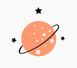 Illustration décorative : jouets et formes colorées